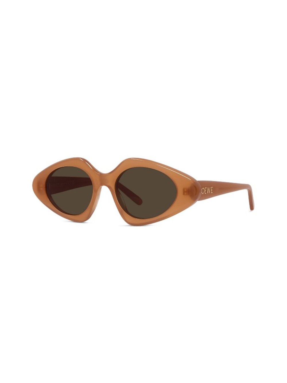 New LOEWE Women's Sunglasses Acetate Frame SLIM LW40185I 50E 50 Brown Geometric